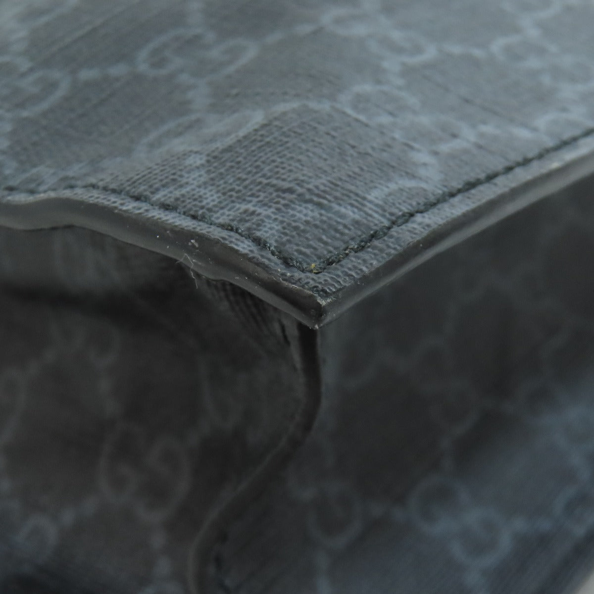 GUCCI Handbag 495559 PVC gray GG Supreme 2WAY