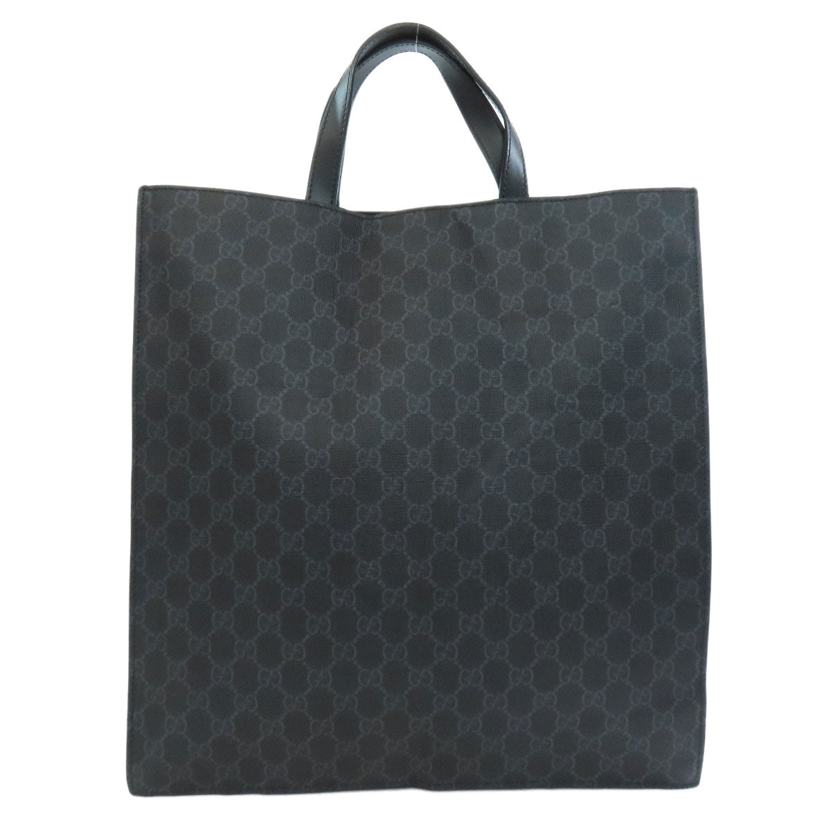 GUCCI Handbag 495559 PVC gray GG Supreme 2WAY