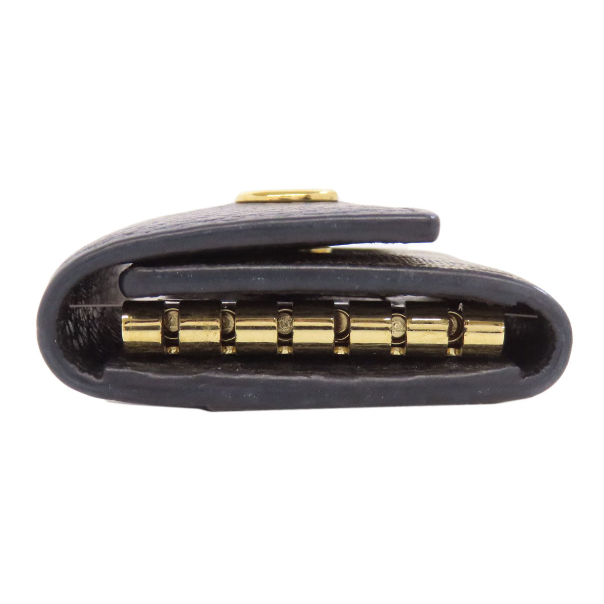 GUCCI Key case Key holder  456118 PVC, Leather Brown Double G GG Marmont Women Used