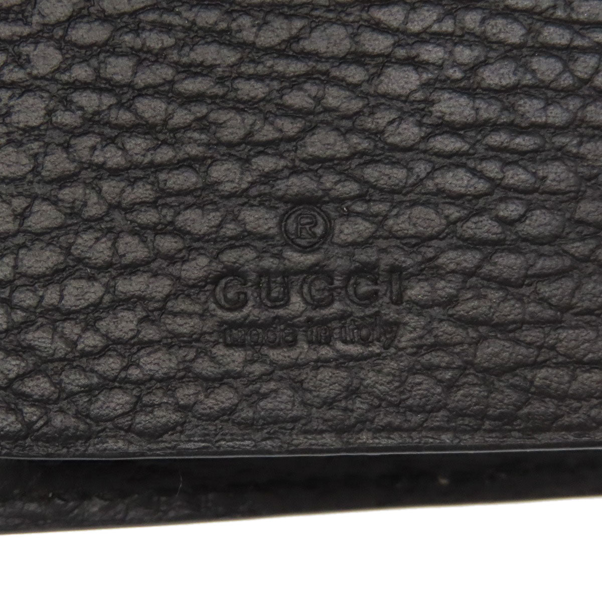 GUCCI Key case Key holder  456118 PVC, Leather Brown Double G GG Marmont Women Used