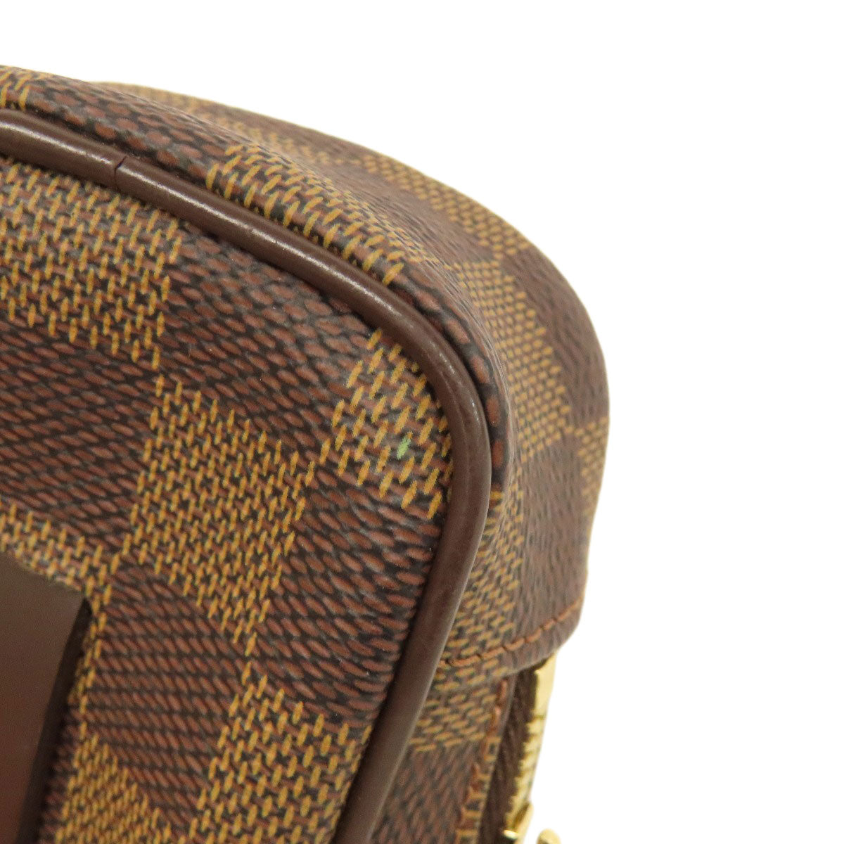 LOUIS VUITTON Accessory pouch N61738 Damier canvas Brown Etui Okapi PM Women Used