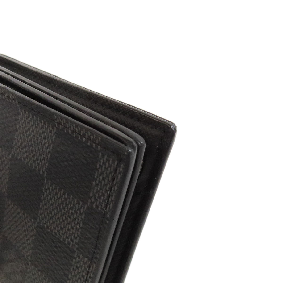 LOUIS VUITTON Bifold Wallet N60053 Damier canvas gray Portefeuille Amerigo NM mens Used