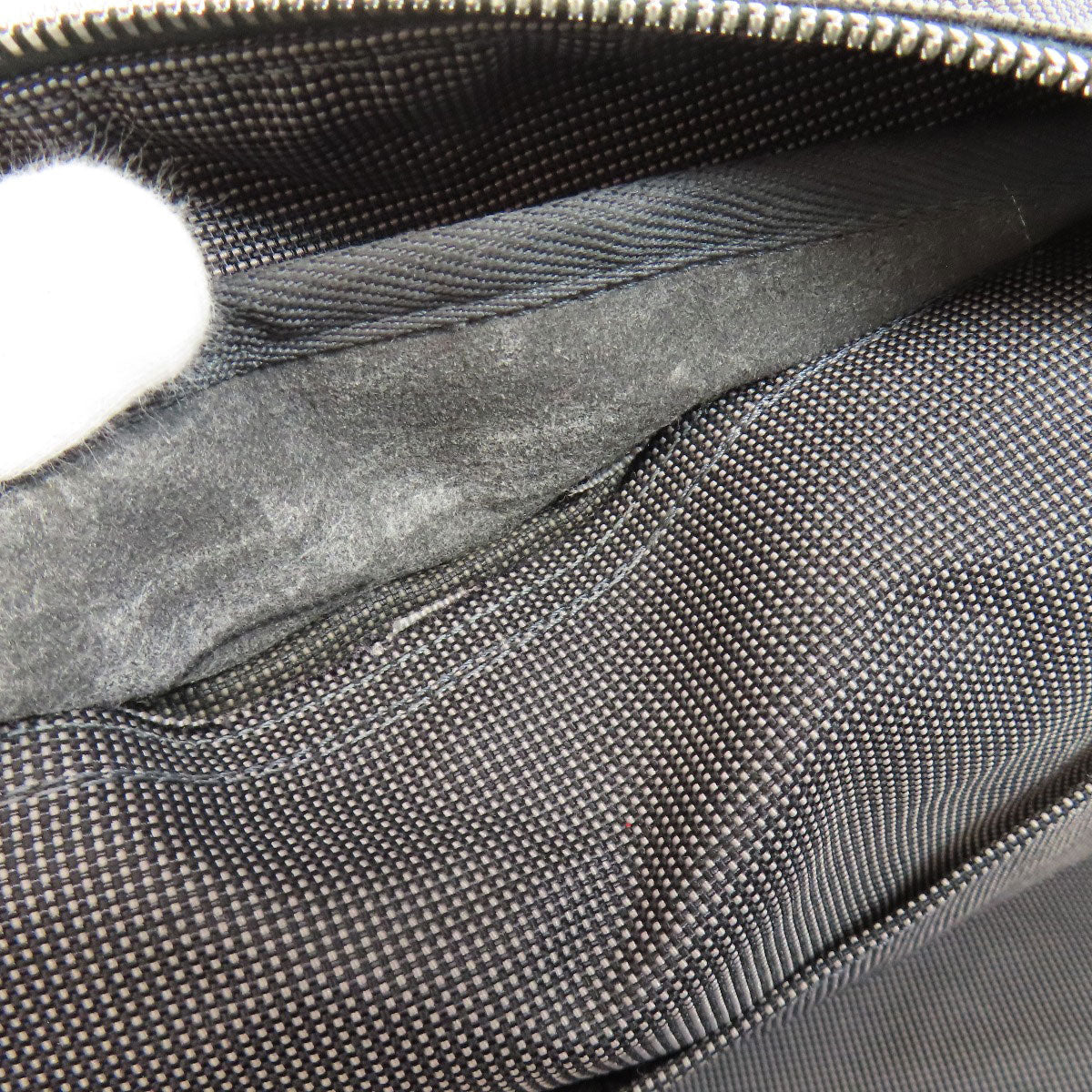 HERMES Tote Bag canvas gray Her LineGM