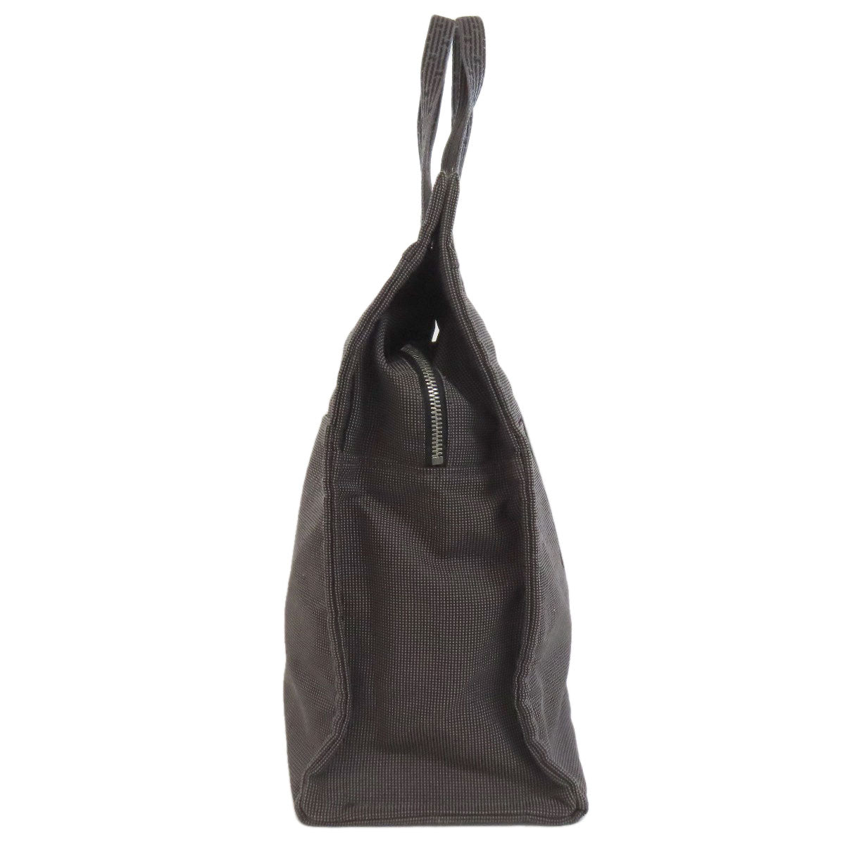 HERMES Tote Bag canvas gray Her LineGM