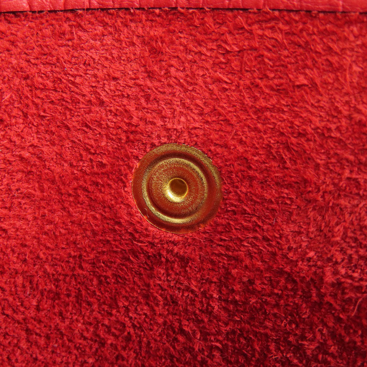 HERMES Shoulder Bag Taurillon Clemence Red Evelyn TPM Gold Metal