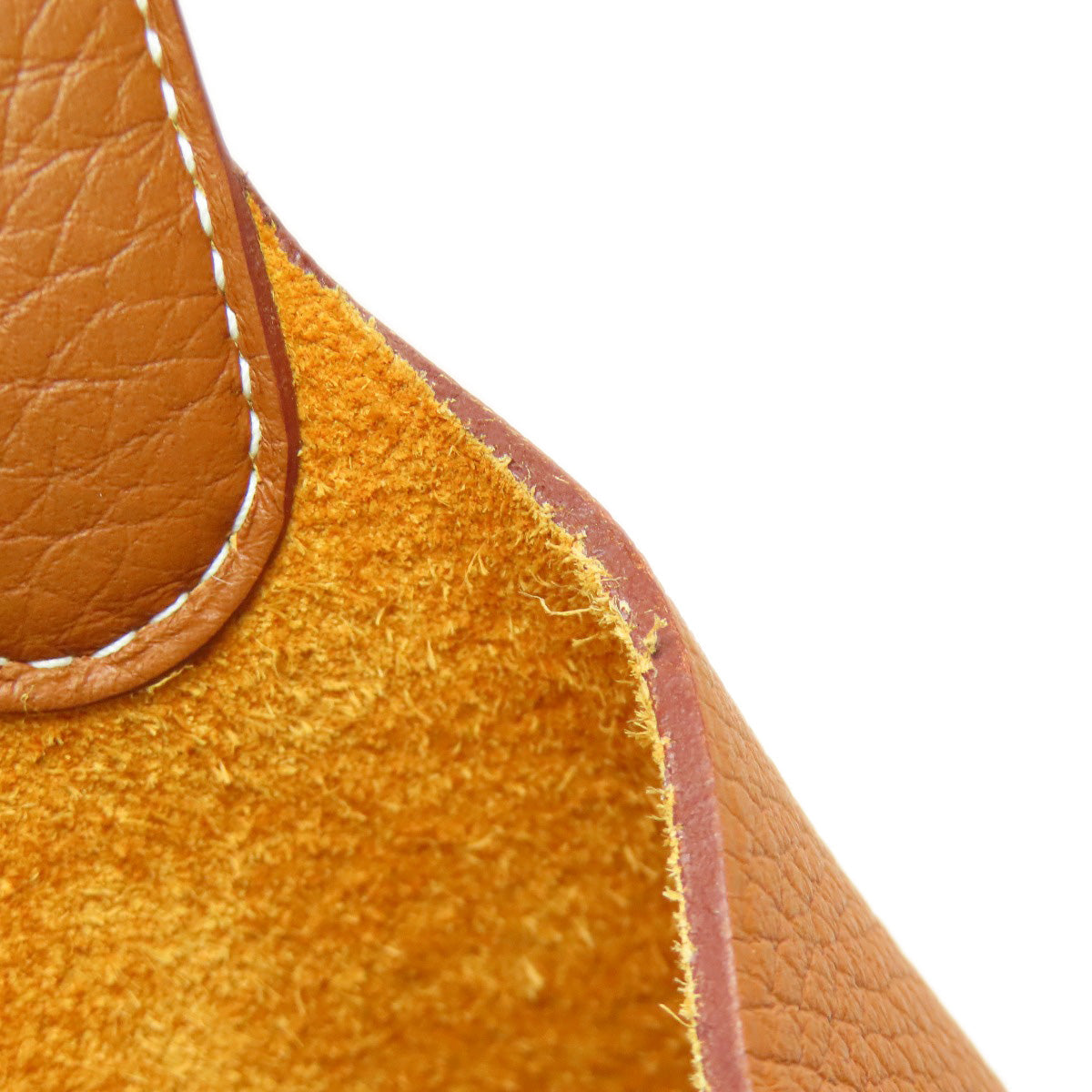 HERMES Handbag Taurillon Clemence Brown Picotin Lock MM SilverMetal