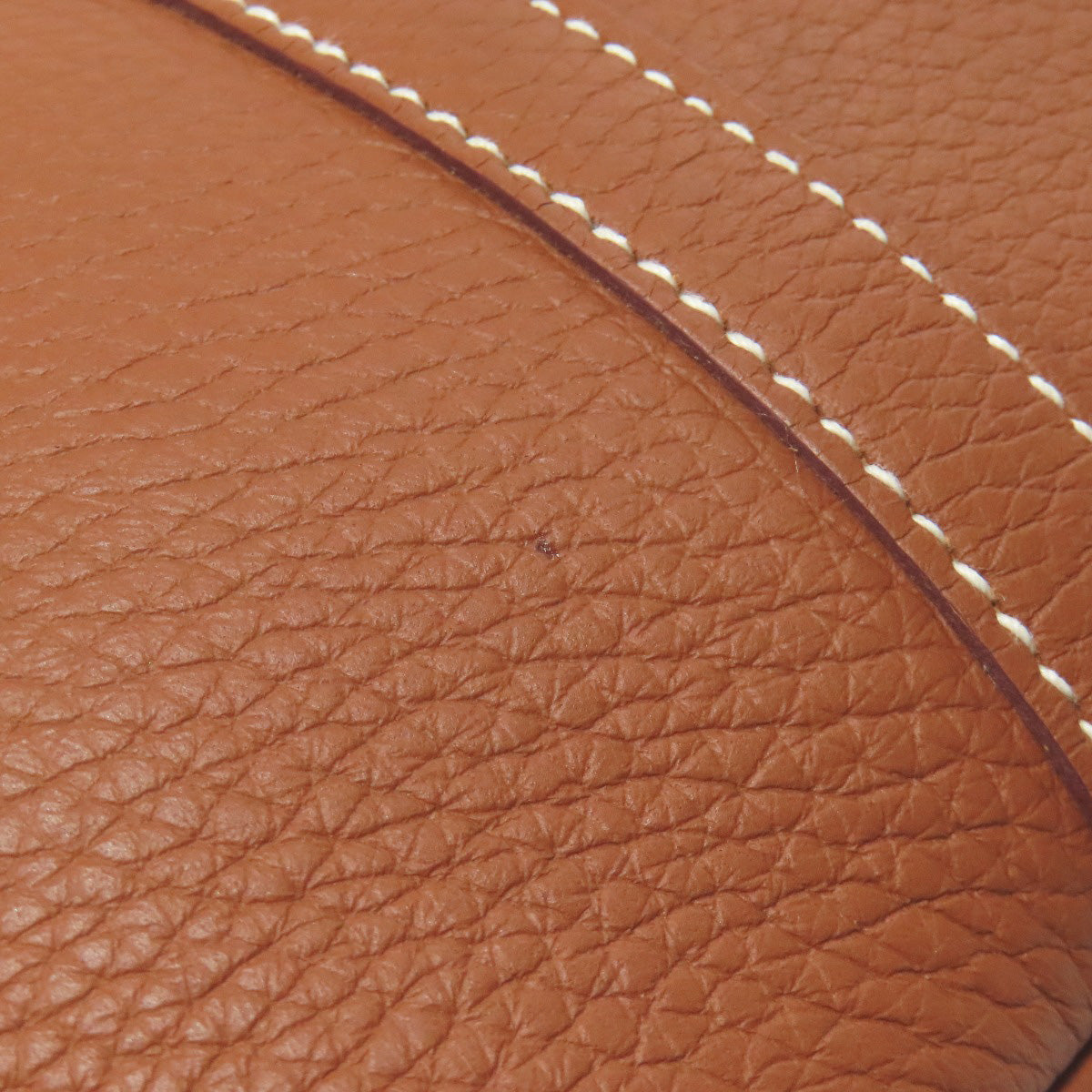 HERMES Handbag Taurillon Clemence Brown Picotin Lock MM SilverMetal