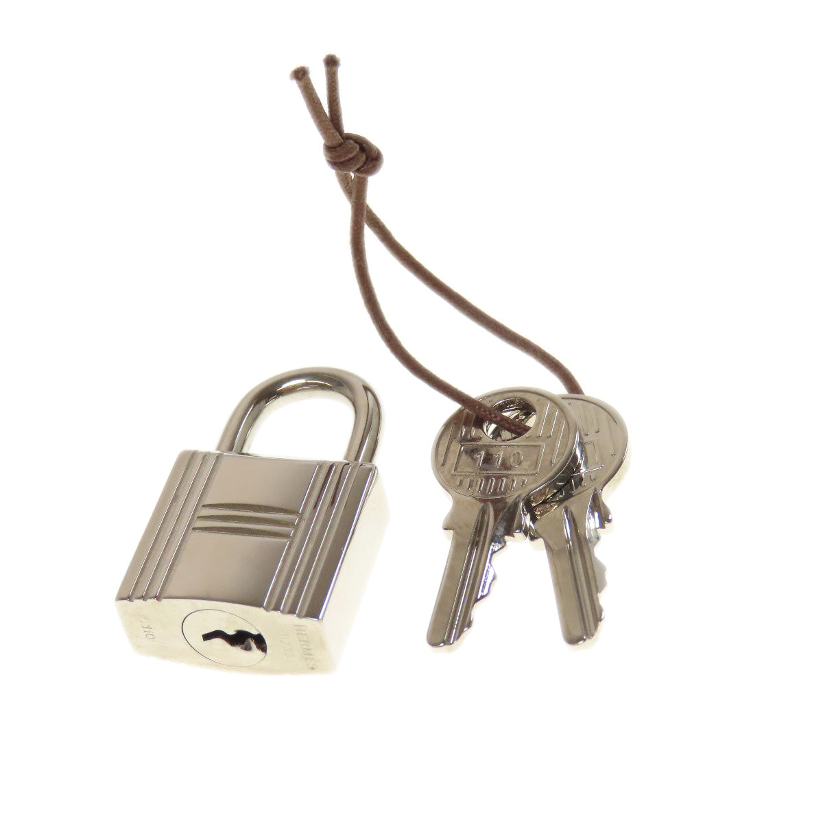 HERMES Handbag Taurillon Clemence Brown Picotin Lock MM SilverMetal