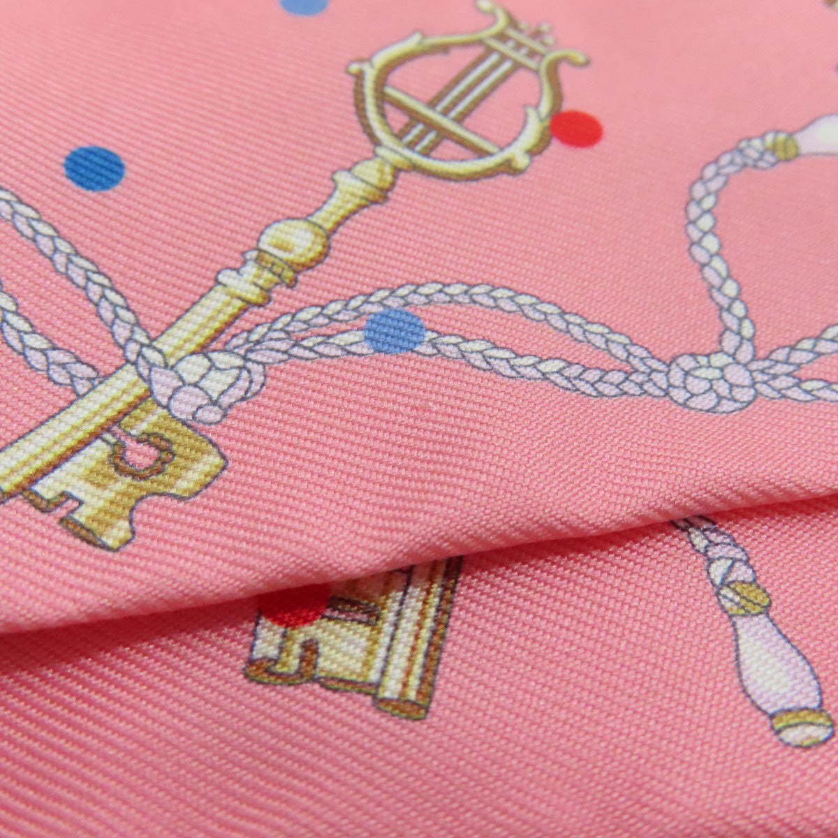 HERMES scarf silk pink Twilly Women Used