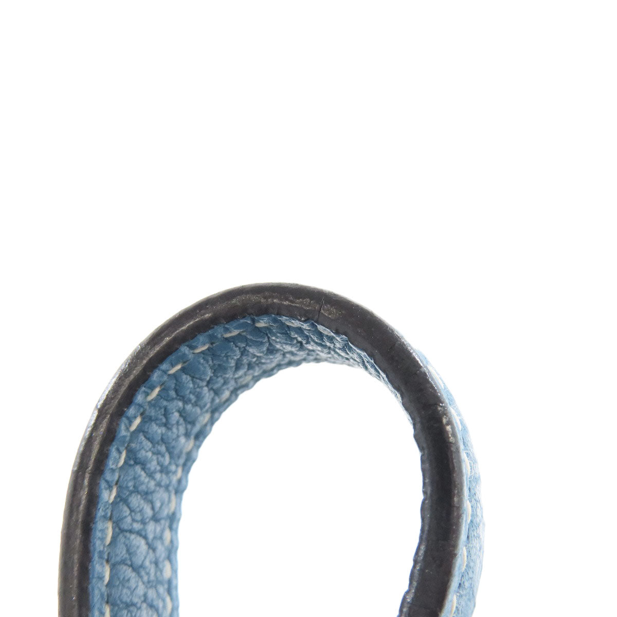 HERMES Handbag Taurillon Clemence blue Bolide 31 Blue Jean SilverMetal