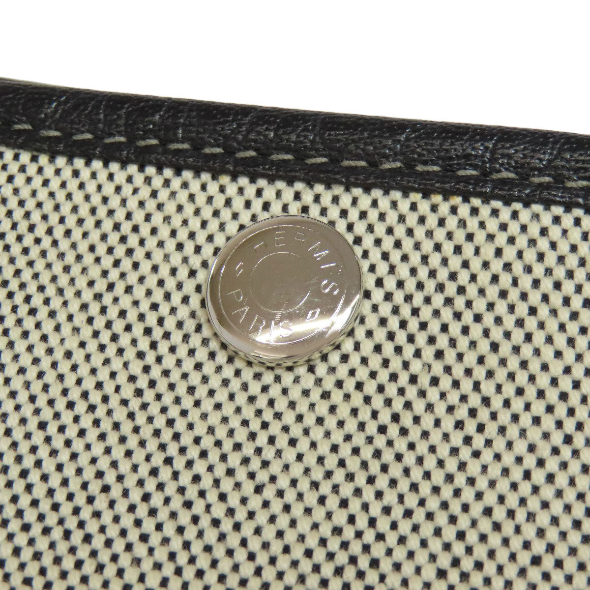 HERMES Tote Bag Tower ash gray Garden Party TPM 2006 Limited