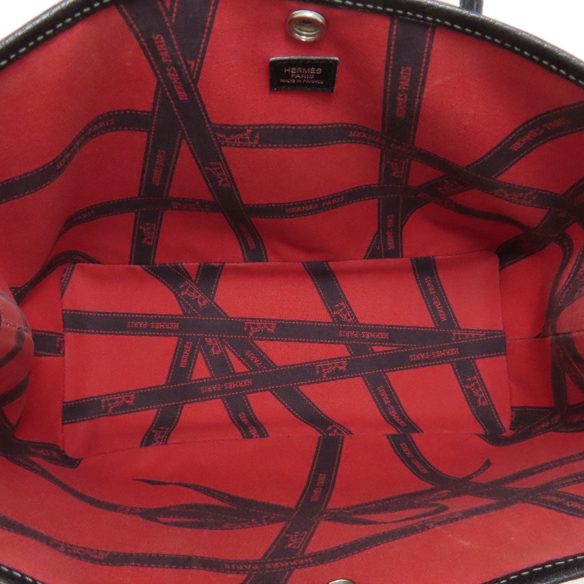 HERMES Tote Bag Tower ash gray Garden Party TPM 2006 Limited