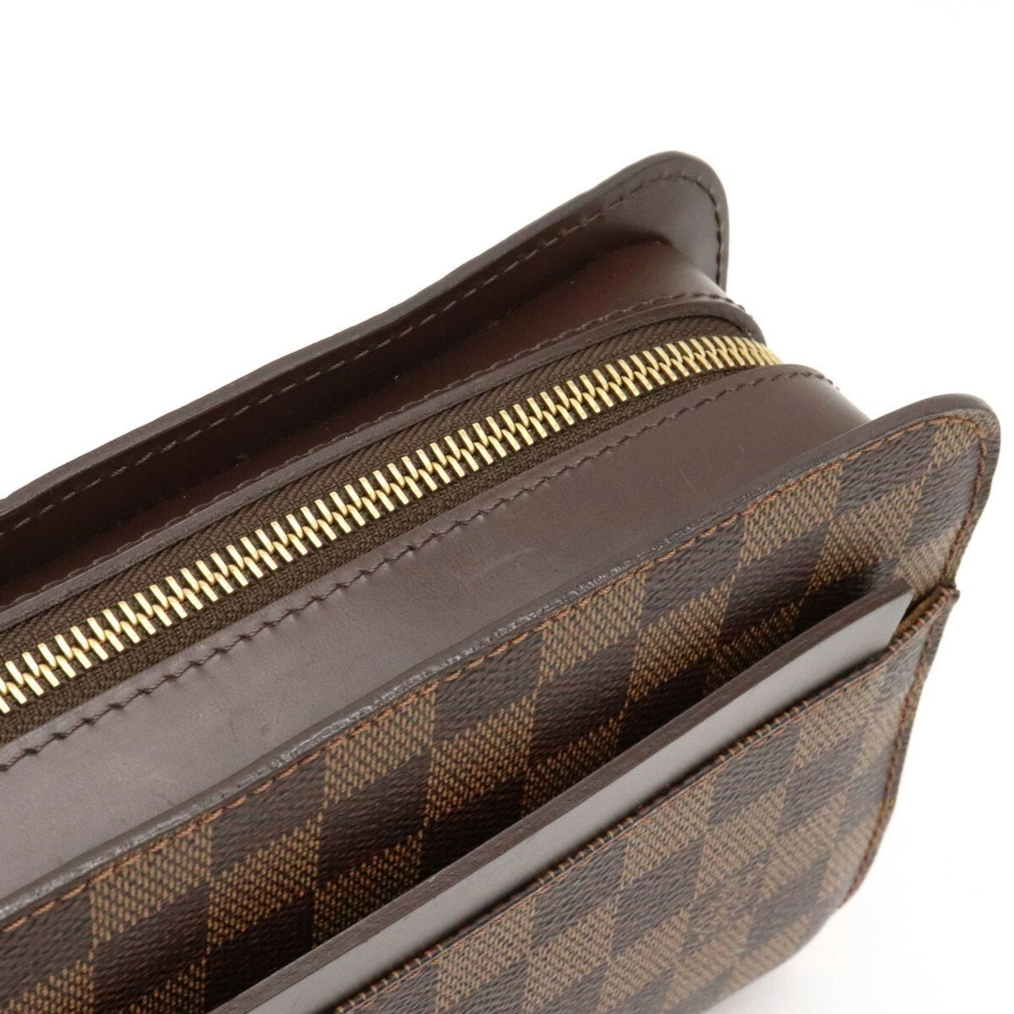 Louis Vuitton Brown Canvas Saint Louis clutch bag