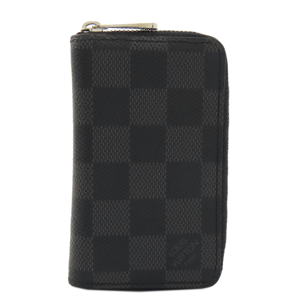 LOUIS VUITTON Coin case N63076 Damier canvas gray Zippy coin purse