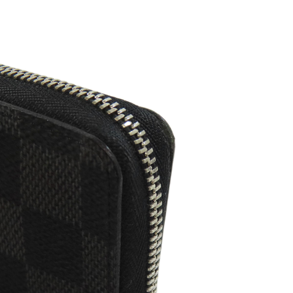 LOUIS VUITTON Coin case N63076 Damier canvas gray Zippy coin purse