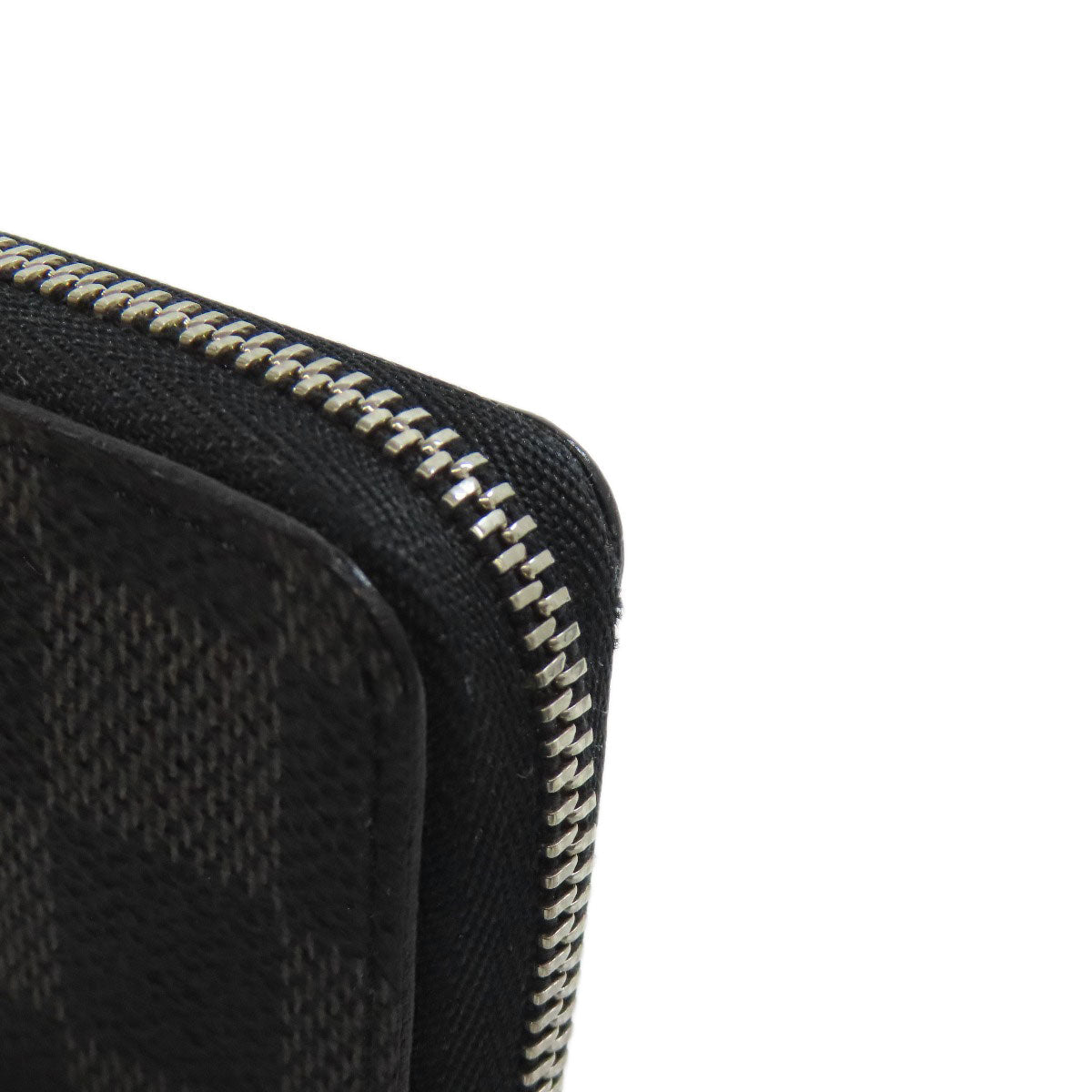 LOUIS VUITTON Coin case N63076 Damier canvas gray Zippy coin purse