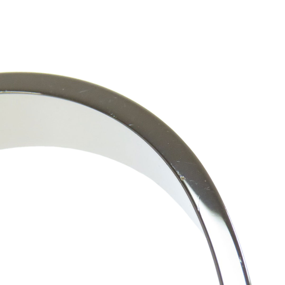 HERMES bracelet metallic Silver Jet bangle