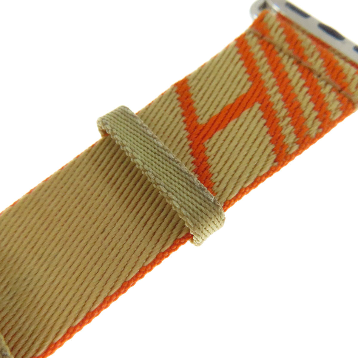 HERMES Watches Nylon beige watch belt Belt parts for Apple Watch 1.6"