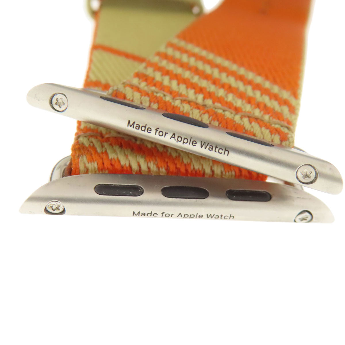 HERMES Watches Nylon beige watch belt Belt parts for Apple Watch 1.6"