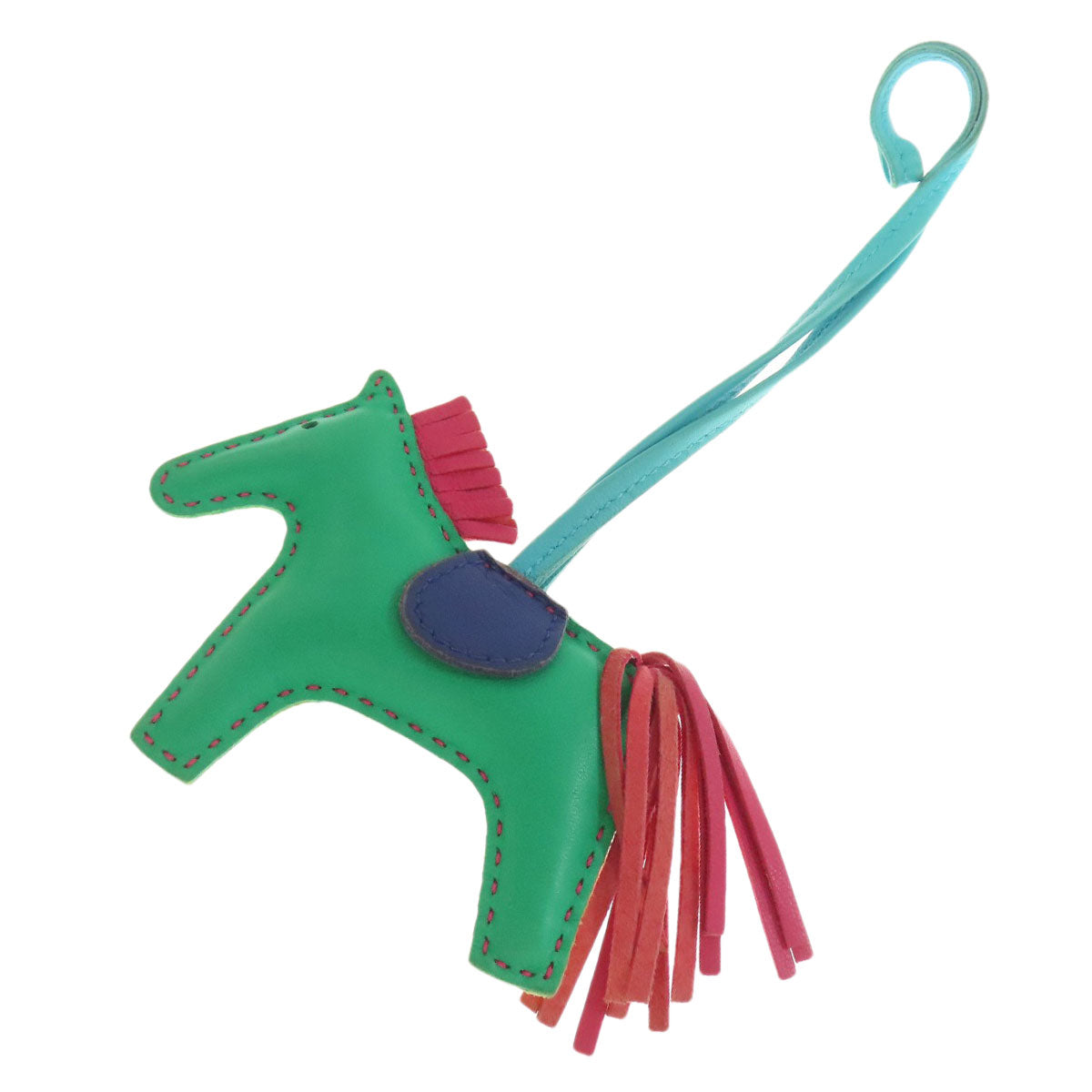 HERMES key ring Anyo Miro green Rodeo Charm PM