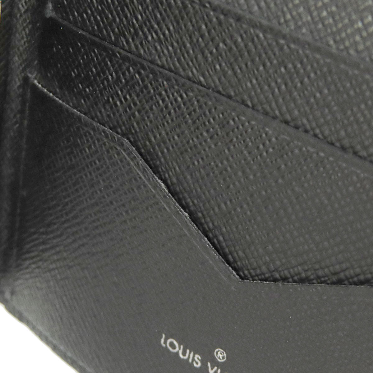 LOUIS VUITTON Bifold Wallet M62480 Monogram Eclipse black Portefeuille pans mens Used