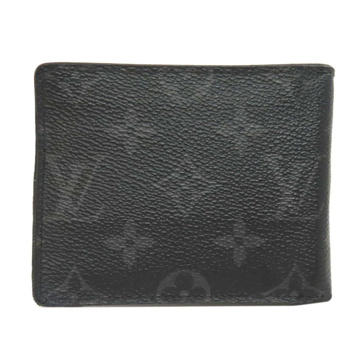 LOUIS VUITTON Bifold Wallet M62480 Monogram Eclipse black Portefeuille pans mens Used