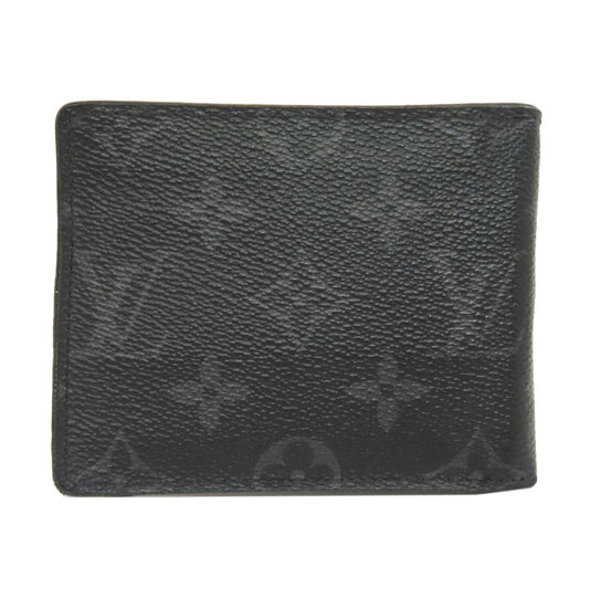LOUIS VUITTON Bifold Wallet M62480 Monogram Eclipse black Portefeuille pans mens Used