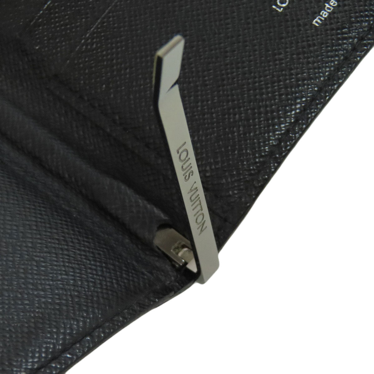 LOUIS VUITTON Bifold Wallet M62480 Monogram Eclipse black Portefeuille pans mens Used