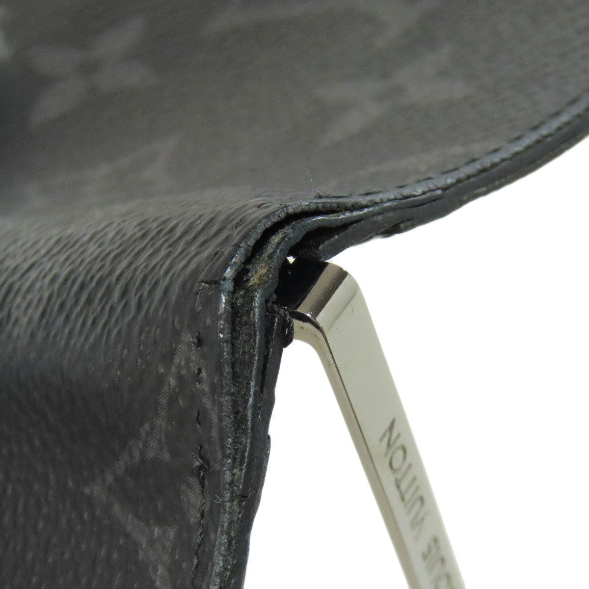 LOUIS VUITTON Bifold Wallet M62480 Monogram Eclipse black Portefeuille pans mens Used