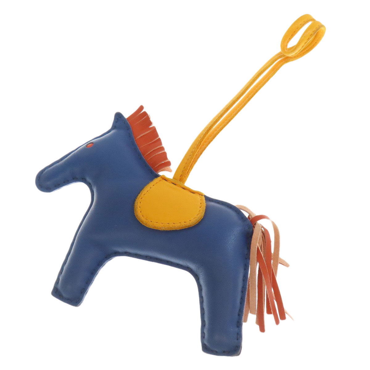 HERMES key ring Anyo Miro Navy Rodeo Charm