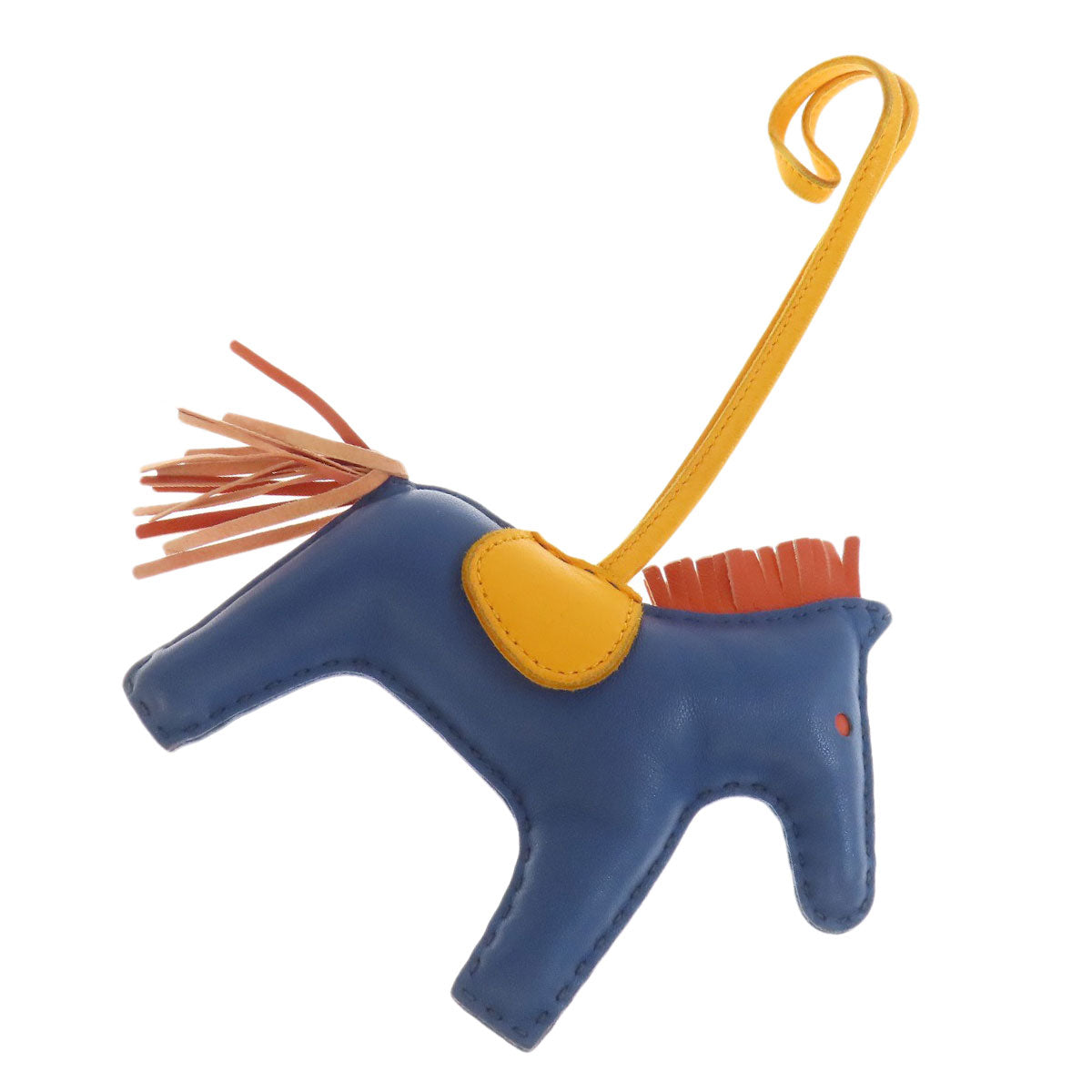 HERMES key ring Anyo Miro Navy Rodeo Charm