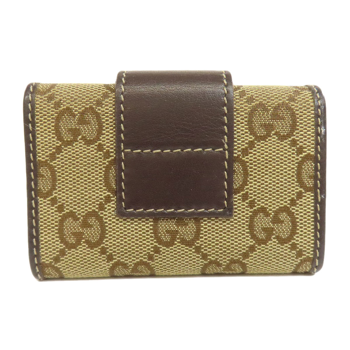 GUCCI Key case Key holder  203551 canvas Brown GG Lovely