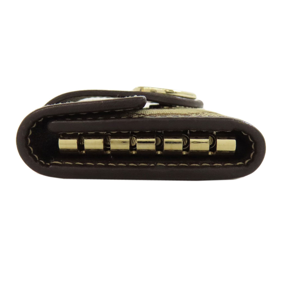 GUCCI Key case Key holder  203551 canvas Brown GG Lovely