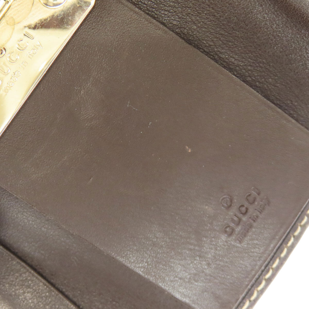 GUCCI Key case Key holder  203551 canvas Brown GG Lovely