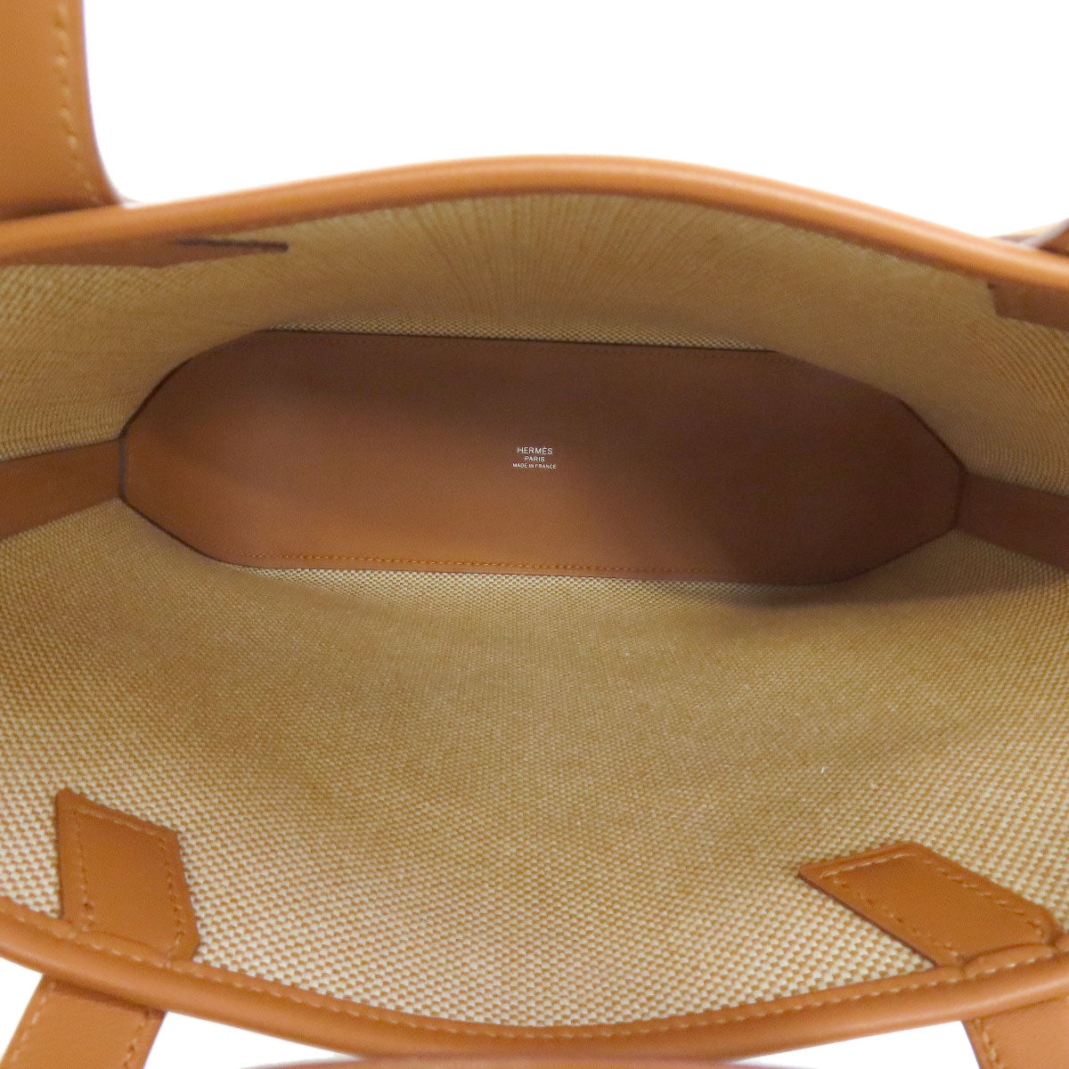 HERMES Handbag canvas Brown Ambie PM 2WAY