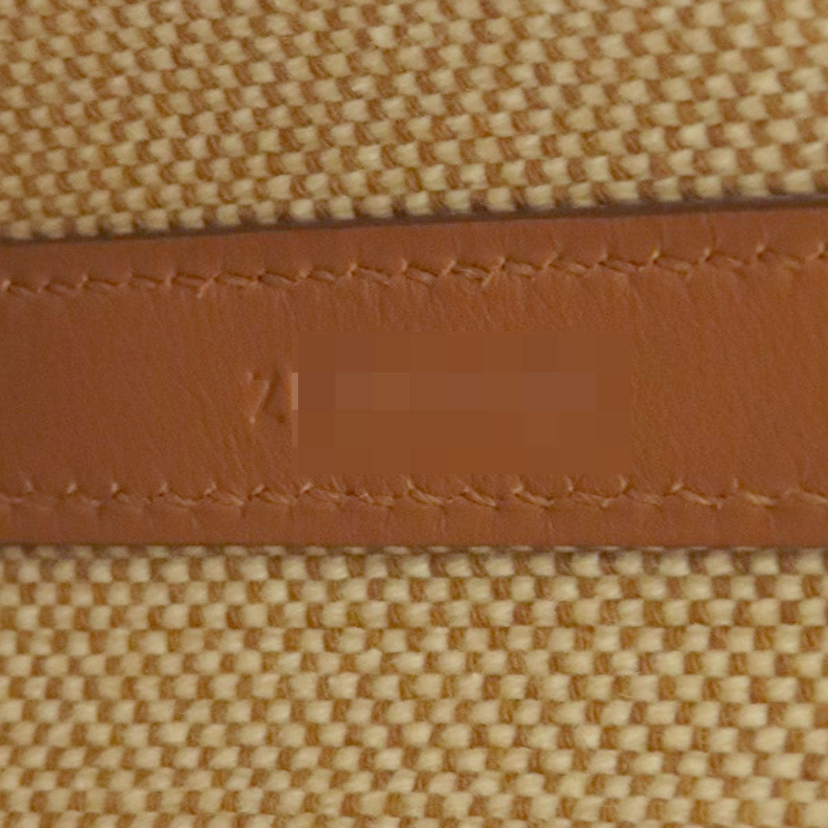 HERMES Handbag canvas Brown Ambie PM 2WAY