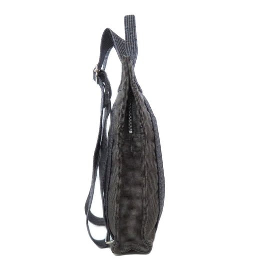 HERMES Backpack canvas gray Her Line add PM Women Used