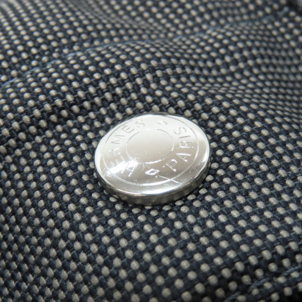 HERMES Backpack canvas gray Her Line add PM Women Used
