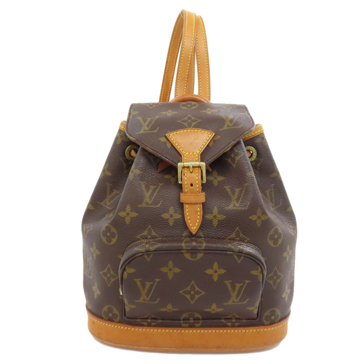 LOUIS VUITTON Backpack M51137 Monogram canvas Brown Mini Montsouris