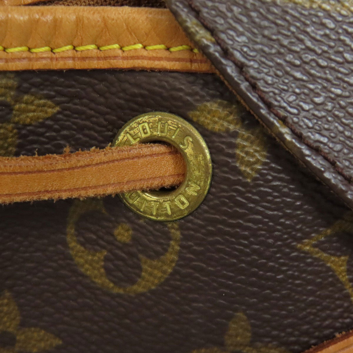 LOUIS VUITTON Backpack M51137 Monogram canvas Brown Mini Montsouris