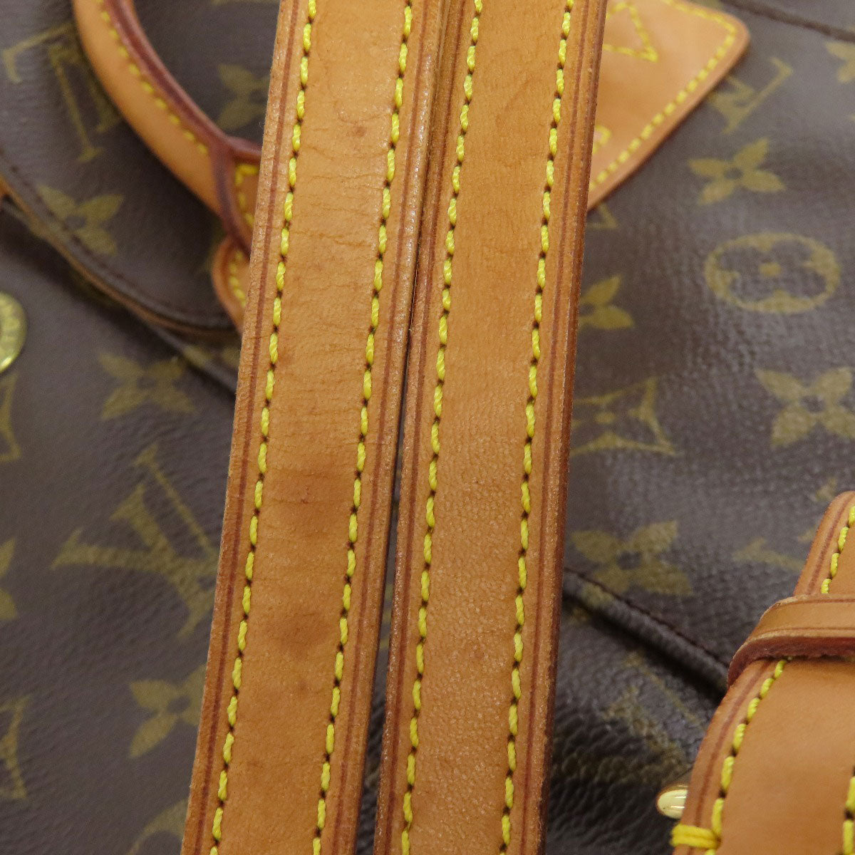 LOUIS VUITTON Backpack M51137 Monogram canvas Brown Mini Montsouris