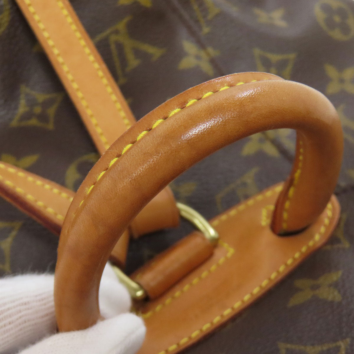LOUIS VUITTON Backpack M51137 Monogram canvas Brown Mini Montsouris