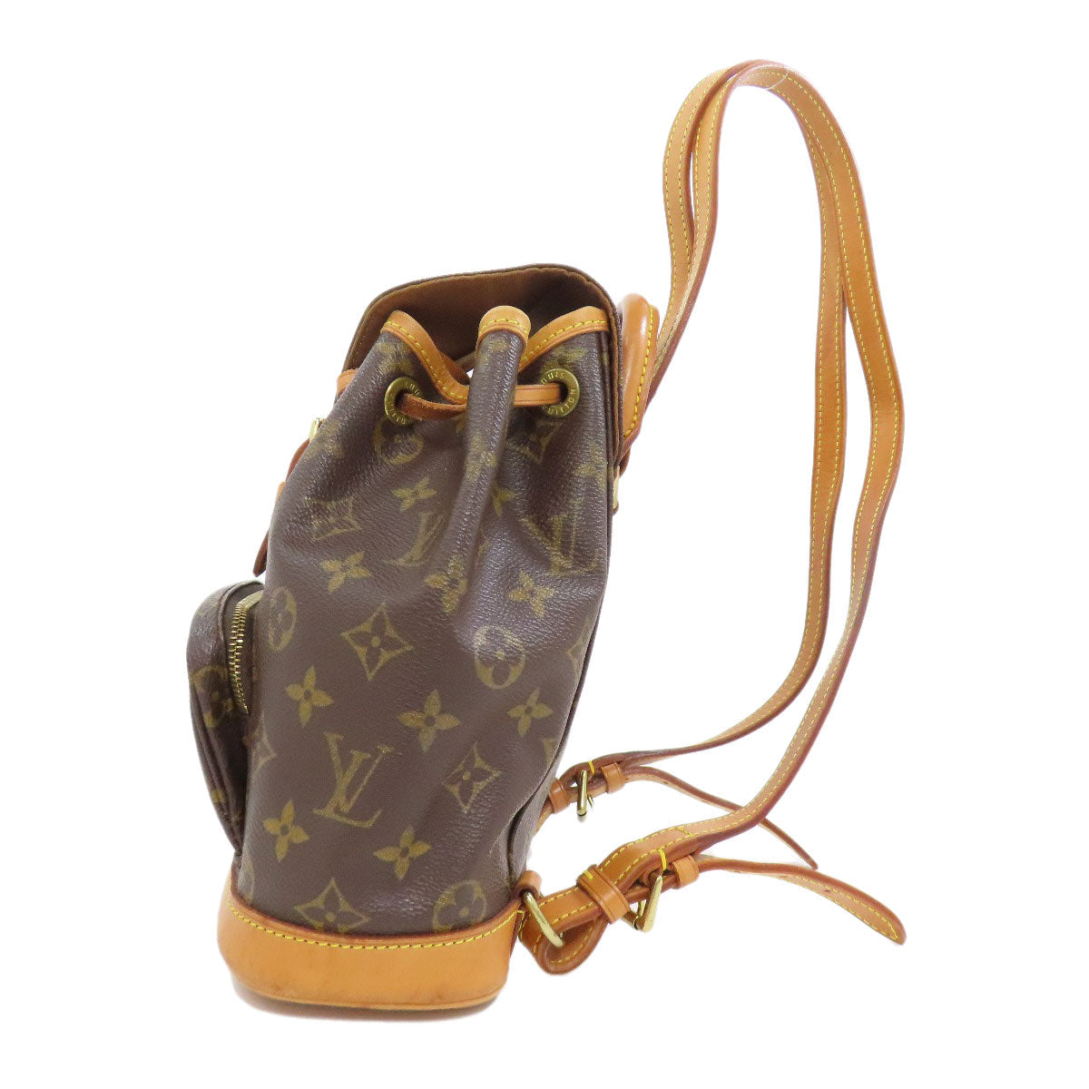 LOUIS VUITTON Backpack M51137 Monogram canvas Brown Mini Montsouris