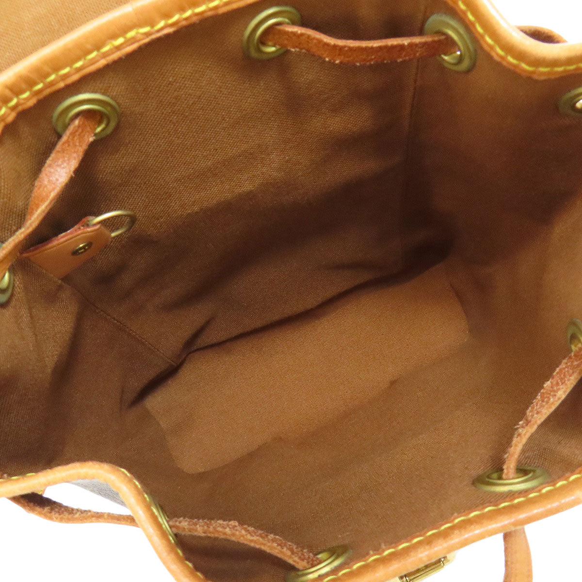 LOUIS VUITTON Backpack M51137 Monogram canvas Brown Mini Montsouris