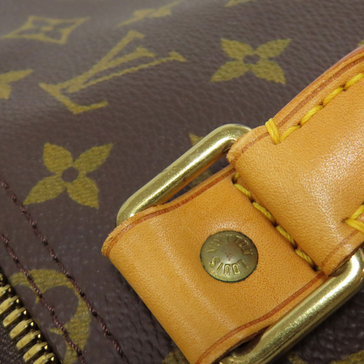 LOUIS VUITTON Boston Duffel bag M41416 Monogram canvas Brown Keepall 50