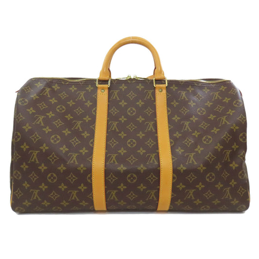 LOUIS VUITTON Boston Duffel bag M41416 Monogram canvas Brown Keepall 50
