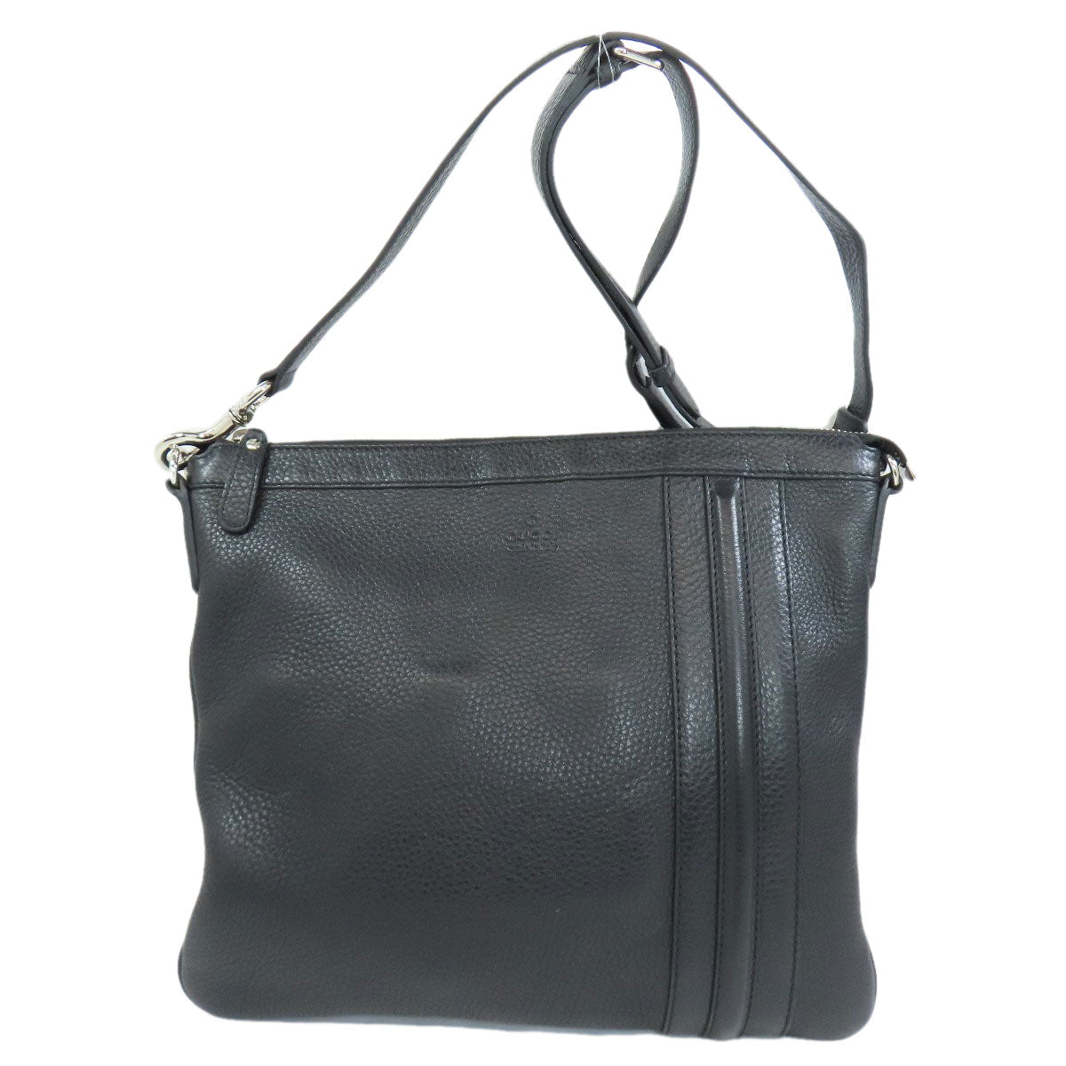 GUCCI Shoulder Bag 233329 leather black Long shoulder