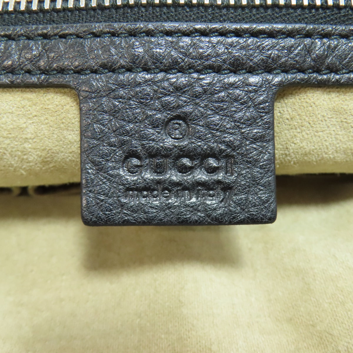 GUCCI Shoulder Bag 233329 leather black Long shoulder