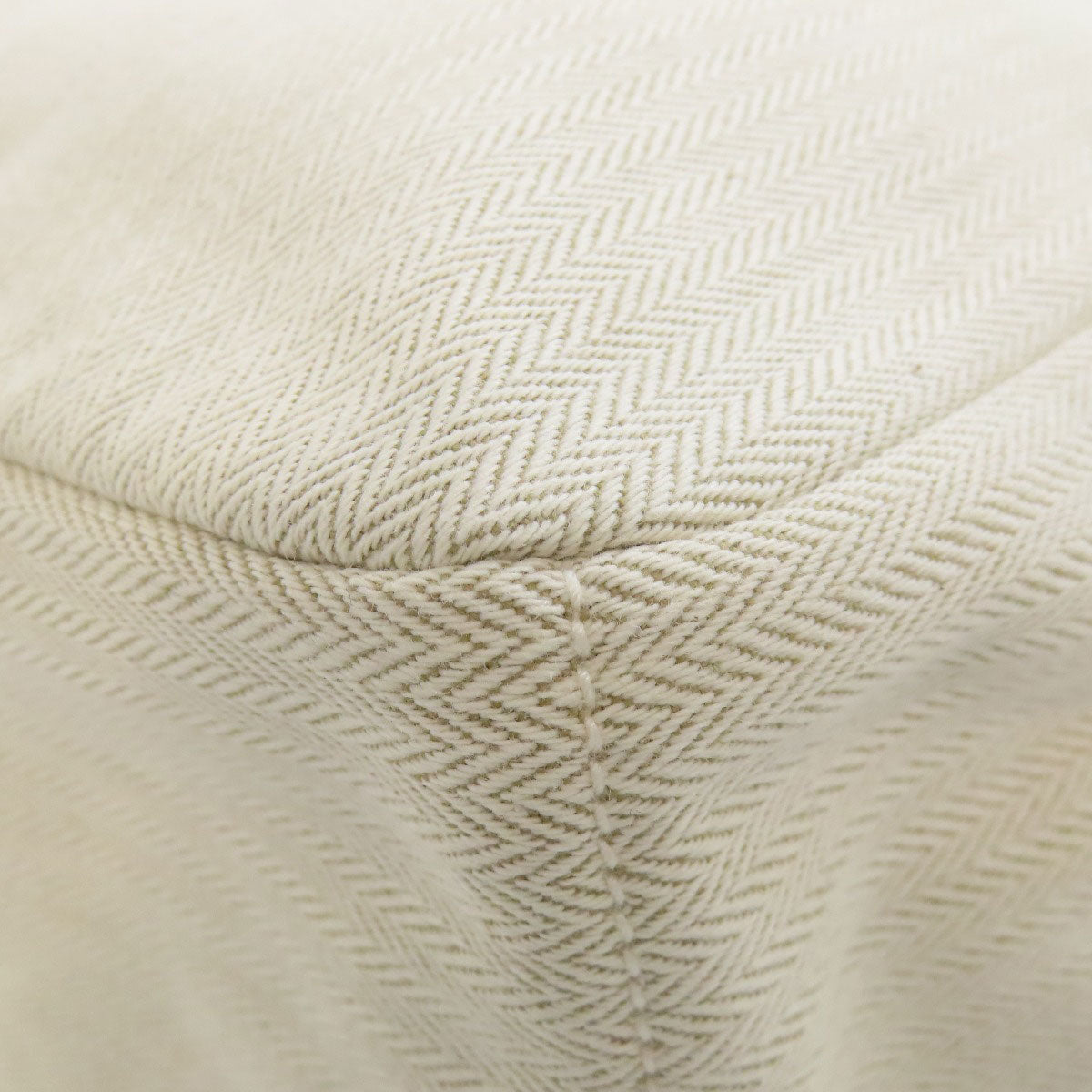 HERMES Accessory pouch Towal chevron beige fullby 25 bag in bag