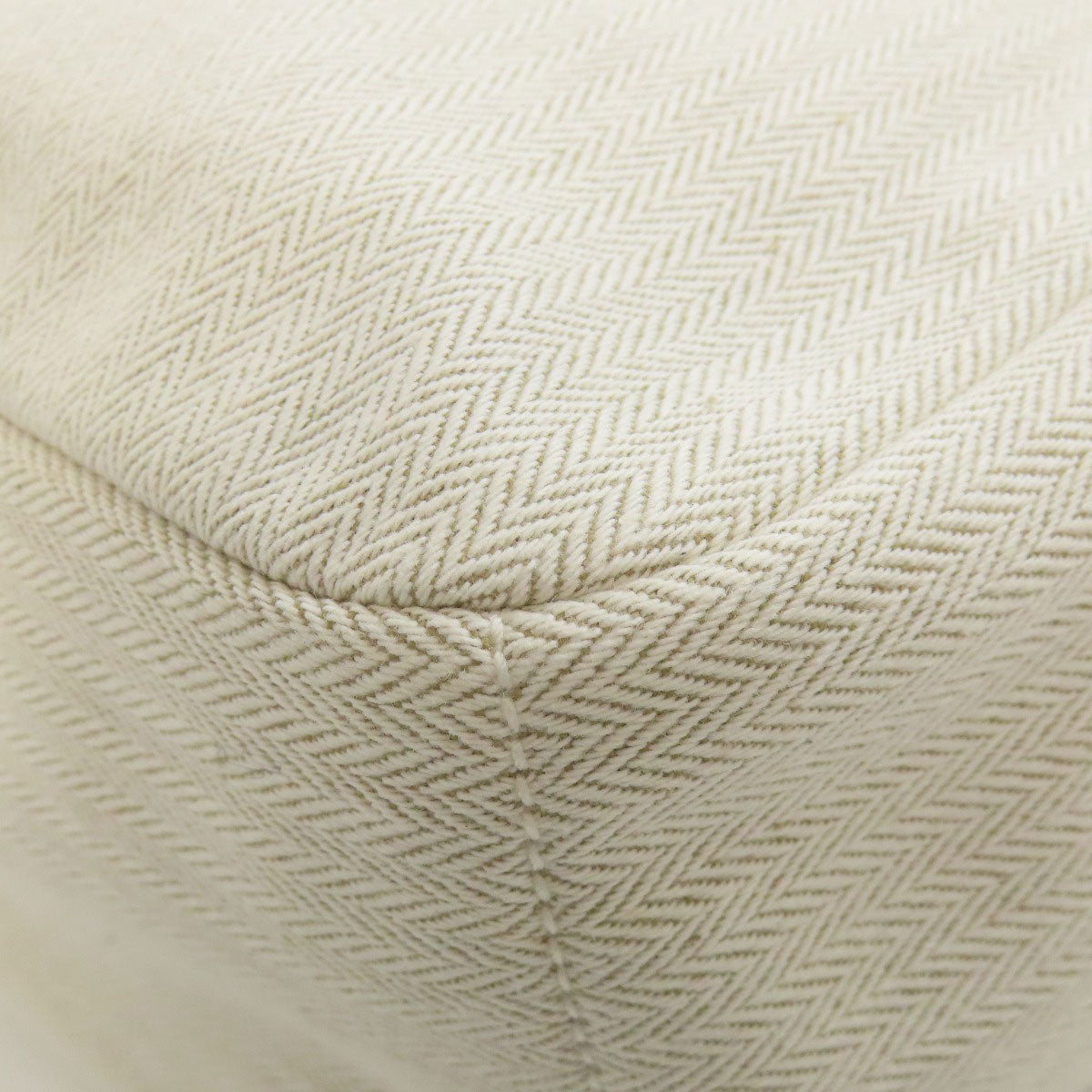 HERMES Accessory pouch Towal chevron beige fullby 25 bag in bag